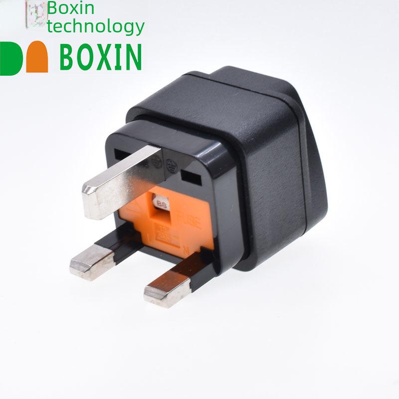 Адаптер для путешествий Великобритания/Сингапур/Гонконг с предохранителем 13 А, британский стандарт, сертификат CE