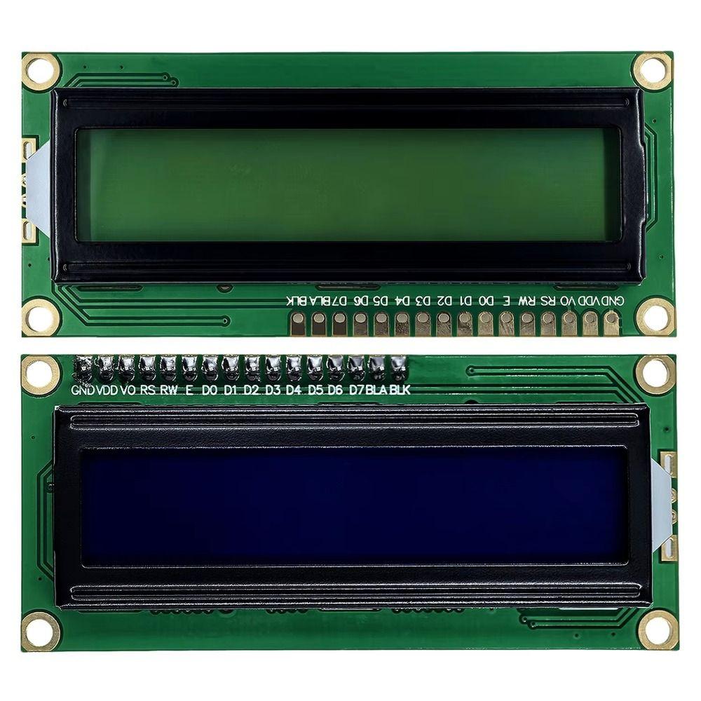 5V Operation IIC LCD Display Yellow Green Screen PCF8574 Interface I2C Adapter Electronic Projects