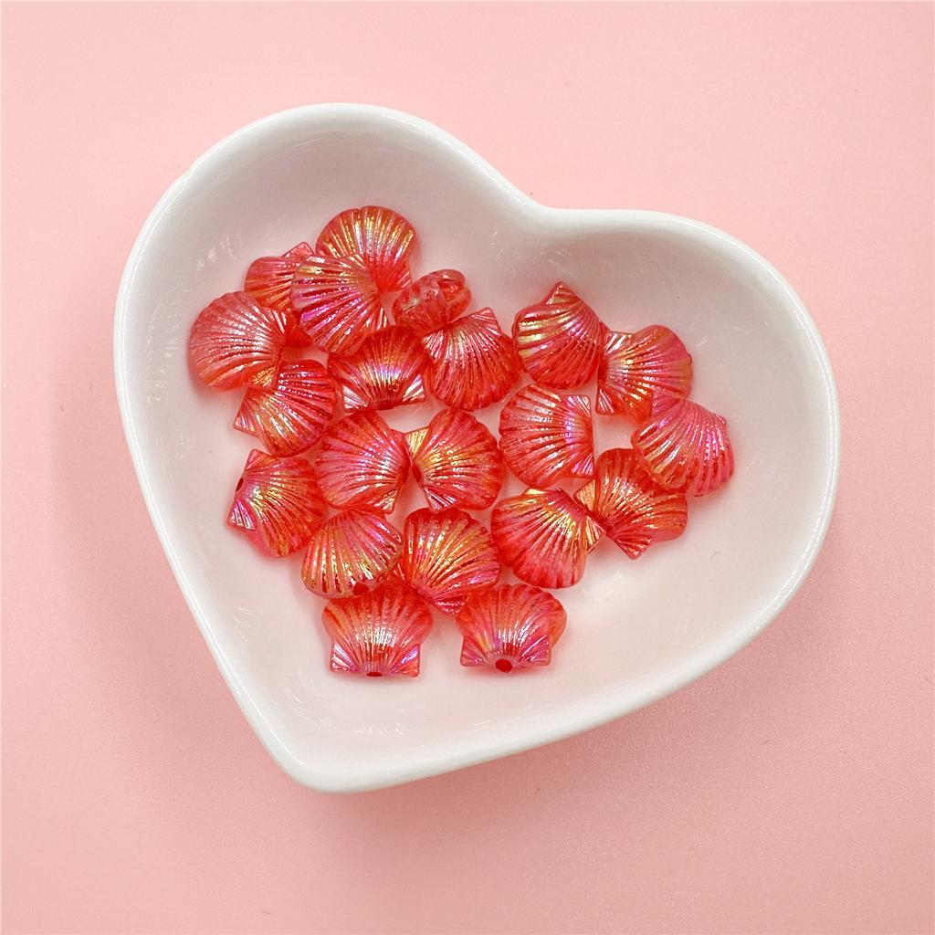 20Pcs Acrylic Ocean Style Jewelry Beads AB Shell Loose Beads DIY Necklace Handmade Accessories