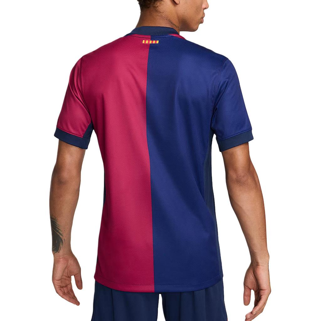 Nike Dri Fit Ф.К.. Футбольная форма Барселона 2024/25 Мужская Темно-Королевский Синий/Морской Темно-Синий/Благородный Красный/Клубный Золотой FN8797-455