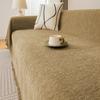 Modern Chenille Sofa Towel Herringbone Pattern Solid Color Sofa Cushion Skin-Friendly Anti-Wrinkle Multi-Purpose Machine Washable Sofa Cover Cloth