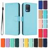 Realme8 5G Cases For Realme 8 5G Wallet Leather Flip Cases Realme8 5G Protective Card Slot Book Solid Color Fundas Realme8 5G