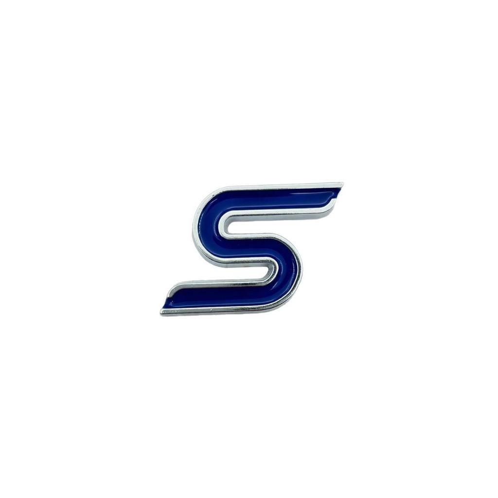 Sport ST Car Emblem S Metal Sticker for Ford Mondeo, Focus, and Fiesta