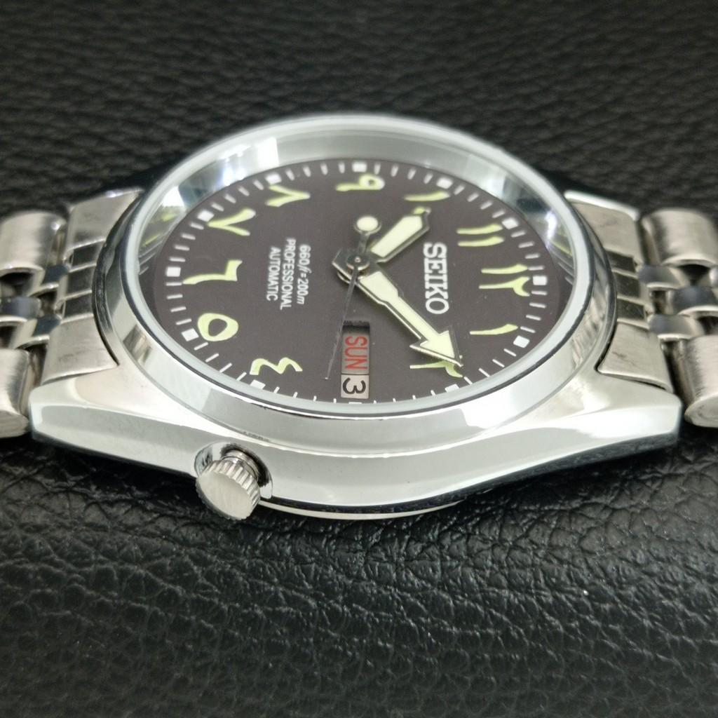 АВТОМАТИЧЕСКИЕ ВИНТАЖНЫЕ ВОССТАНОВЛЕННЫЕ МУЖСКИЕ ЧАСЫ SEIKO 7009A ЯПОНИЯ КОРИЧНЕВЫЙ ЦИФЕРБЛАТ a446092-1