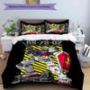3pcs Bumblebee and Optimus Prime2 pattern bedding set duvet cover set includes duvet cover &pillowcases, perfect all season bedroom decoration & gift