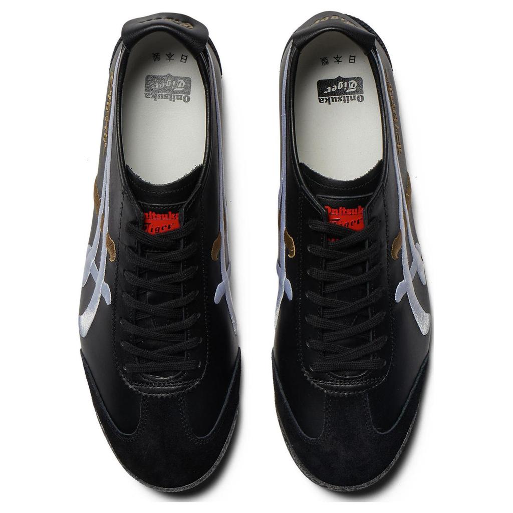 ONITSUKA TIGER Mexico 66 Nm Comfortable Non-Slip Durable Low-Top Lifestyle Sneakers Unisex Sneakers Black White 1183C320-001