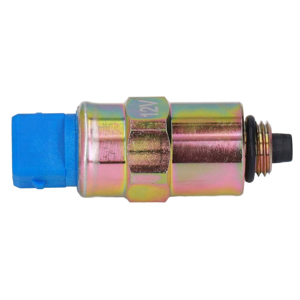 12V Fuel Shutdown Shutoff Solenoid 716‑30255 Replacement for JCB 3CX 4CX Backhoe Loader