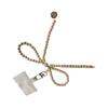 Chic Bowknot Keychain Attachment Phone Charm Decorative Accessory Beads Phone Pendant for Daily and Social Gatherings