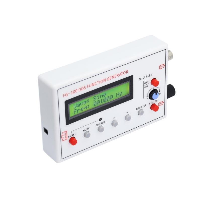 DDS Function Signal Generator 1Hz-500KHz Signal Source Module Generator Meter Sine Square Triangle Sawtooth Waveform