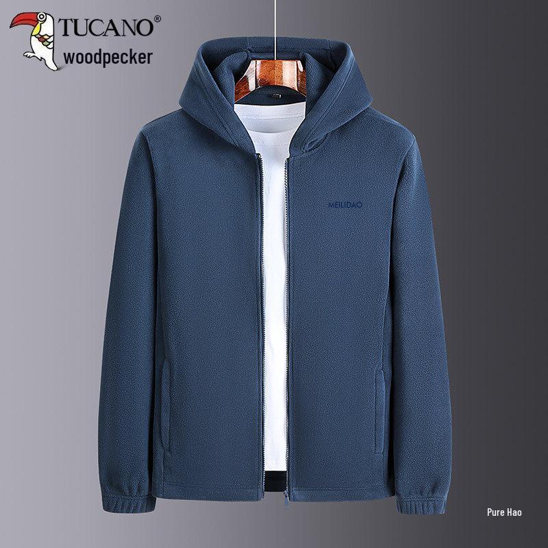 Мужская легкая пуховая куртка Woodpecker, зимняя, 2026, с воротником-стойкой, повседневная, теплая