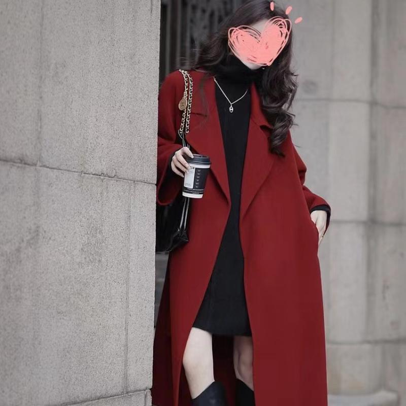 Женская осенне-зимняя шерстяная куртка из шерсти