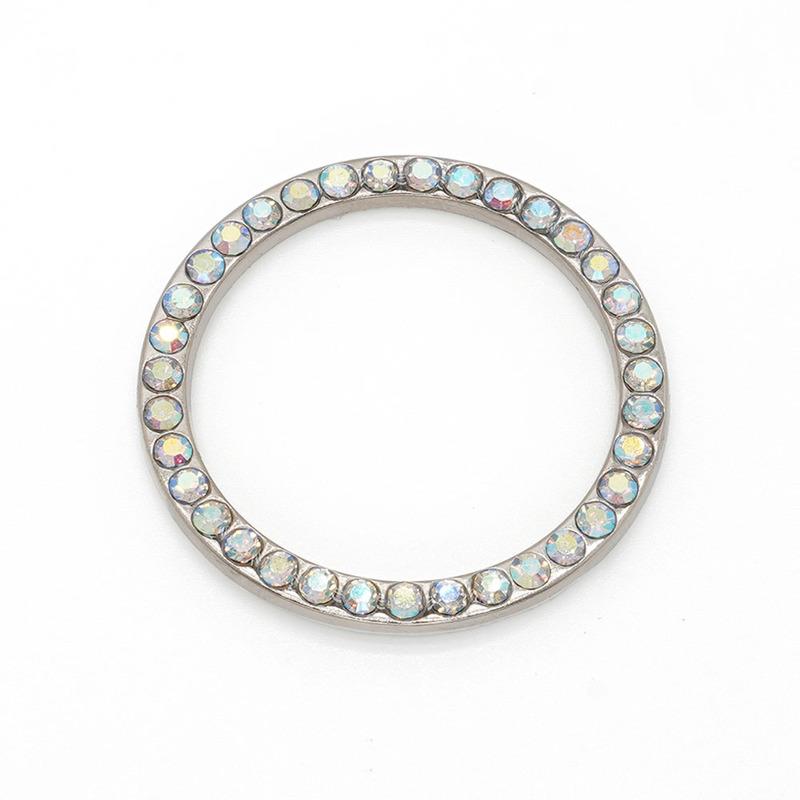 Автомобильный аксессуар с функцией запуска и остановки двигателя одним щелчком, наклейка на кольцо зажигания со стразами и кругом