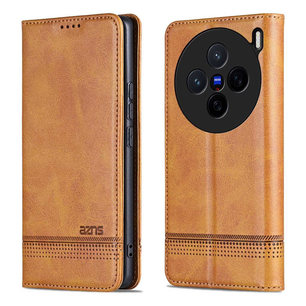 Совместимо с серией vivo X200: Кожаный чехол-книжка 5G для X200, X200 Pro и X200 Pro Mini.