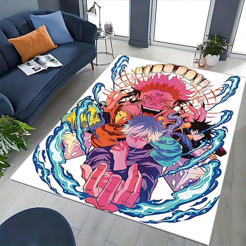 1pc Anime Cartoon Design Chair Mat - Non-Slip Carpet for Office, Home Decor, Living Room, Bedroom, Game Room & Dormitory - Perfect Gift for Any Season