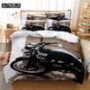 Комплекты постельного белья Moto 3D Digital Home Bedwear Super King Cover Pillowcase Comforter Textiles Bedding Set bed cover set