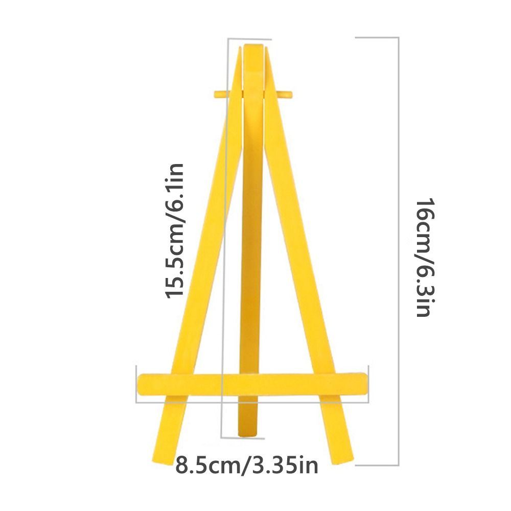 Plastic Painting Display Stand Adjustable Painting Holder Triangle Easel  Office Desk