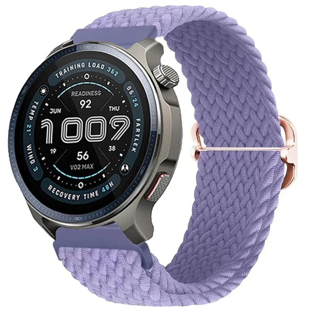 22 мм 20 мм Нейлоновый ремешок для Amazfit Balance 2 1/Bip 6 5 Спортивный браслет Ремешок для часов Correa для Amazfit GTR 47 мм/GTR 4 3/GTS/Active 2