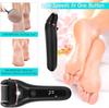 Remover for Feet, 2 Speed Electric Foot File, Rechargeable Foot Scrubber Pedicure kit for Cracked Heels and Dead