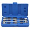Hex Bit Socket Set, 7 Pieces 3/8 Square Socket Bits, 1/8, 3/16, 7/32, 1/4, 9/32, 5/16, 3/8 Hex Extension Long Bit Socket Set