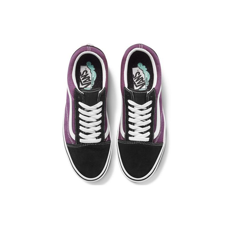 Vans Old Skool ComfyCush Sport - Черно-сливовые Унисекс Кроссовки True-White VN0A3WMAV9W