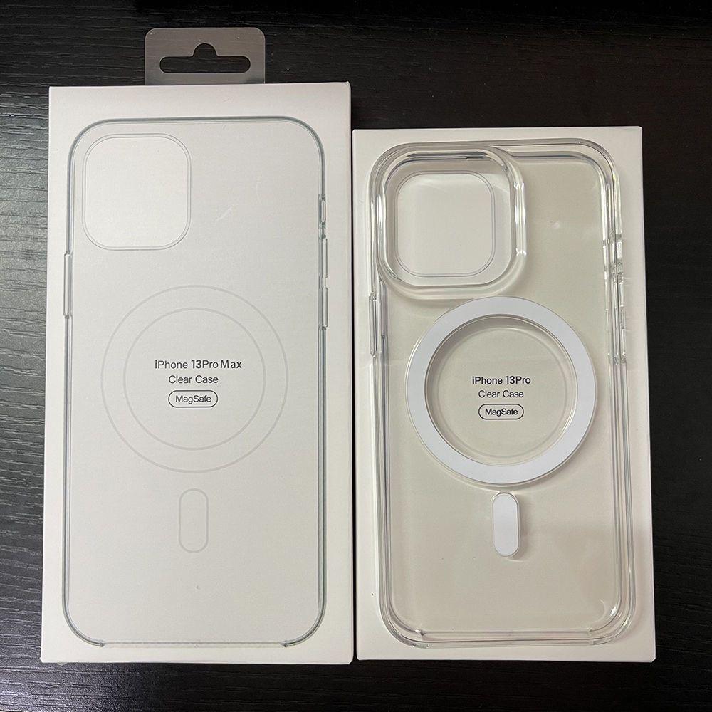 "Прозрачный магнитный чехол MagSafe для iPhone 12-16, анимация 13, 14 Pro и 15 акриловый"