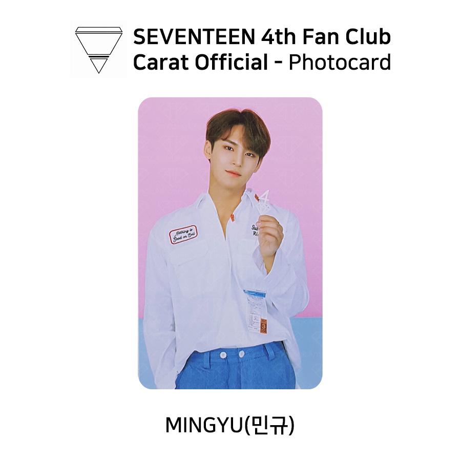 Seventeen Fan Club Carat 4th Term Goods Official Photocard KPOP