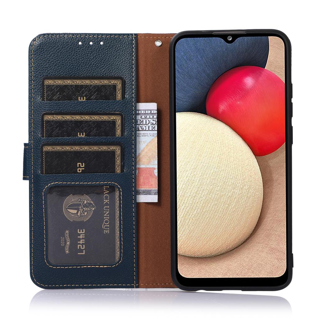 KHAZNEH For OnePlus 11 5G Litchi Texture TPU+PU Leather Phone Case RFID Blocking Flip Stand Wallet Cover