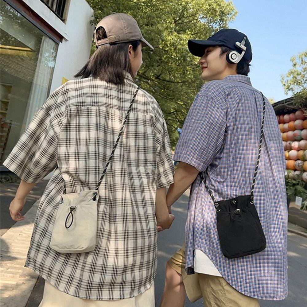 Lightweight Messenger Bag Solid Color Small Coin Purse Fashion Totes  for Girls