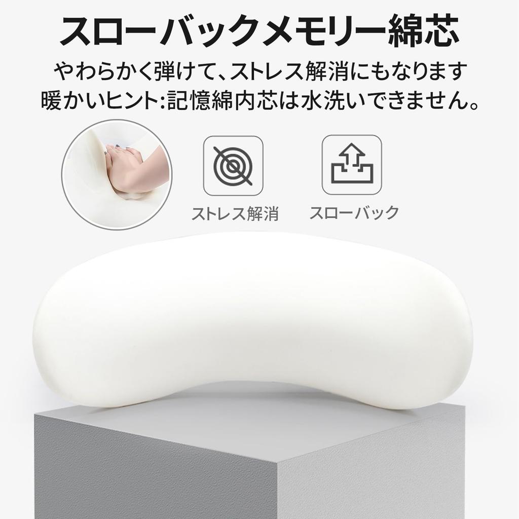 Innodenki Lumbar подушка для сна и боли в пояснице, разработанная с пеной с эффектом памяти. Скручивается для удобного хранения и Многофункциональная и подходящая для