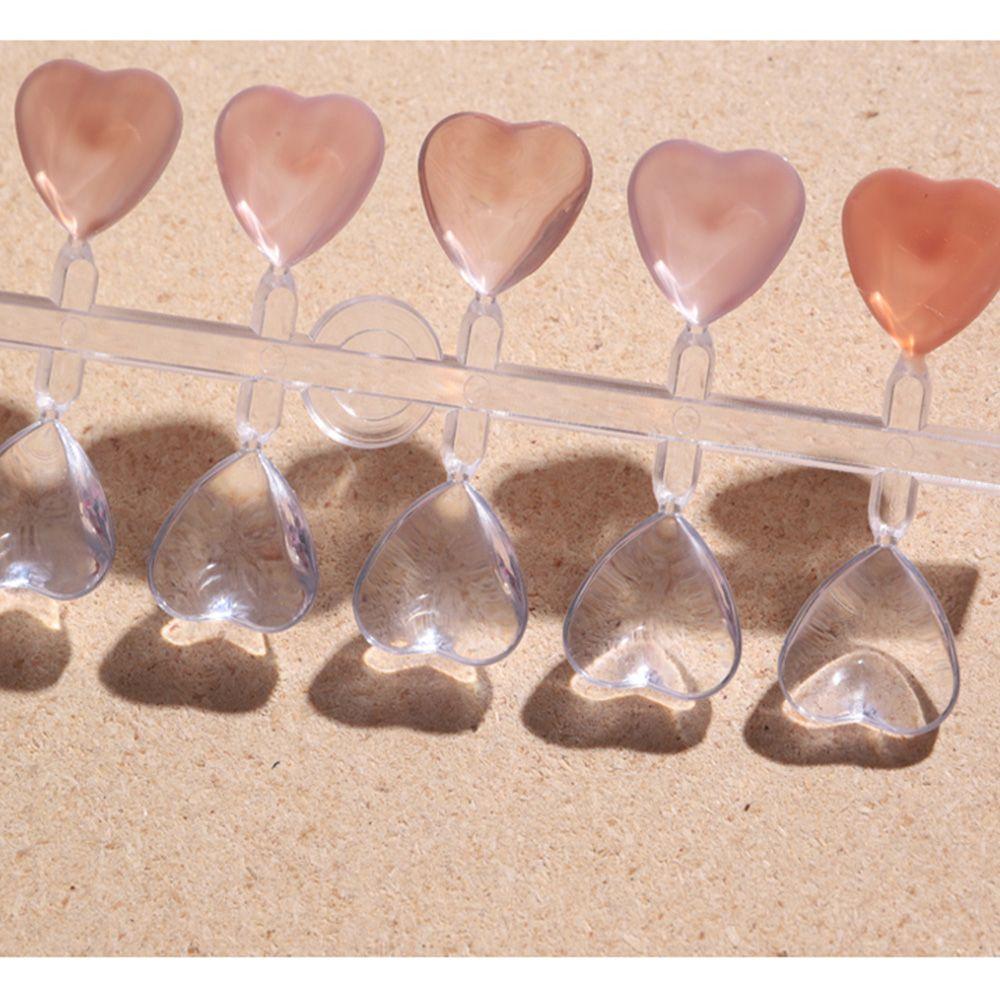Oval Nail Polish Practice Nail Color Display Clear Nail Color Card Color Showing Shelf Nail Tools