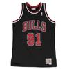 Maillot NBA - Mitchell & Ness - Chicago Bulls 1997-98 - Dennis Rodman - 100% Polyester - Noir