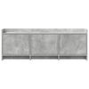 TV Cabinet 130 x 33 x 47 cm Concrete Grey Particleboard
