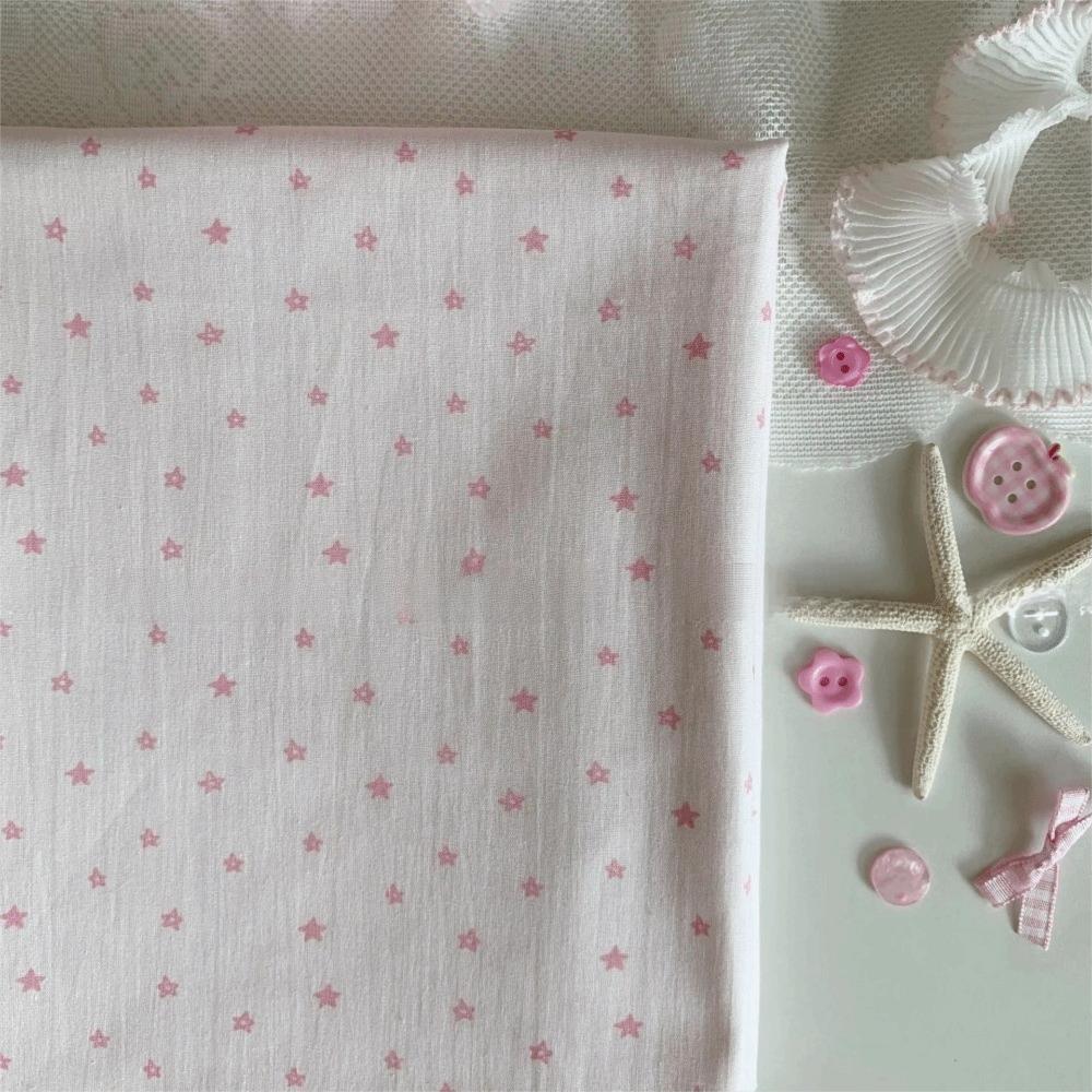 DIY Floral Check Cloth 145x100cm Sewing Cloth Ins Digital Print Fabric  For Home Wear