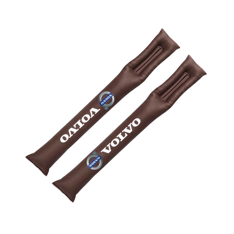 2 шт. Заполнитель зазора автомобильного сиденья из мягкой кожи, водонепроницаемый, для Volvo V60 V40 XC90 S60 C30 V50 V70 S90 AWD, аксессуары для интерьера автомобиля