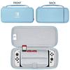 [Nintendo Licensed Product] Slim Hard Pouch Plus for Nintendo Switch? Salty Blue [Compatible with Both Nintendo Switch Organic EL Model and Nintendo S