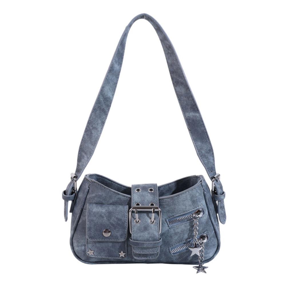 Star Spicy Girl Shoulder Bag Handbag Retro Crossbody Bag Portable Y2K Underarm Bag Shopping