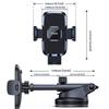 TOPK Universal Car Phone Holder Mount - Suction Cup Super Stable, 360° Rotation One Button Release for Smartphones