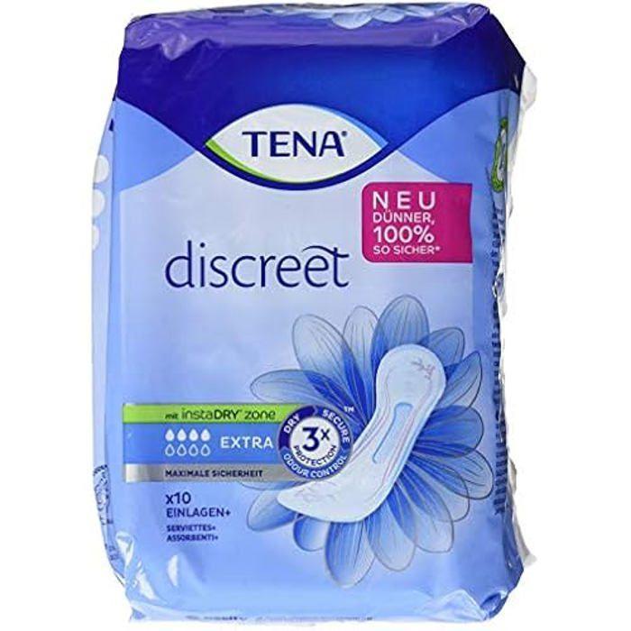 Прокладки от недержания - TENA - DISCREET - Extra - 12 шт. - Неперезаряжаемые