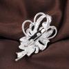 Lady Brooch Rhinestone Anti-slip Shouder Bag Suit Coat Collar Hat Scarf Sweater Pin Party