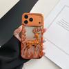 Новый IPhone 17 Promax Искрящийся Алмазный Олень для Apple 16 Роскошный Креативный 15 Градиентный Искрящийся Розовый Чехол для Телефона