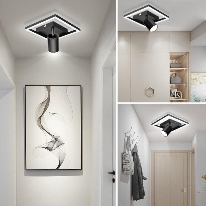 Plafonnier LED - Kambo - 18W - Noir - GU10 - Blanc Neutre 4000K - Dimmable Non