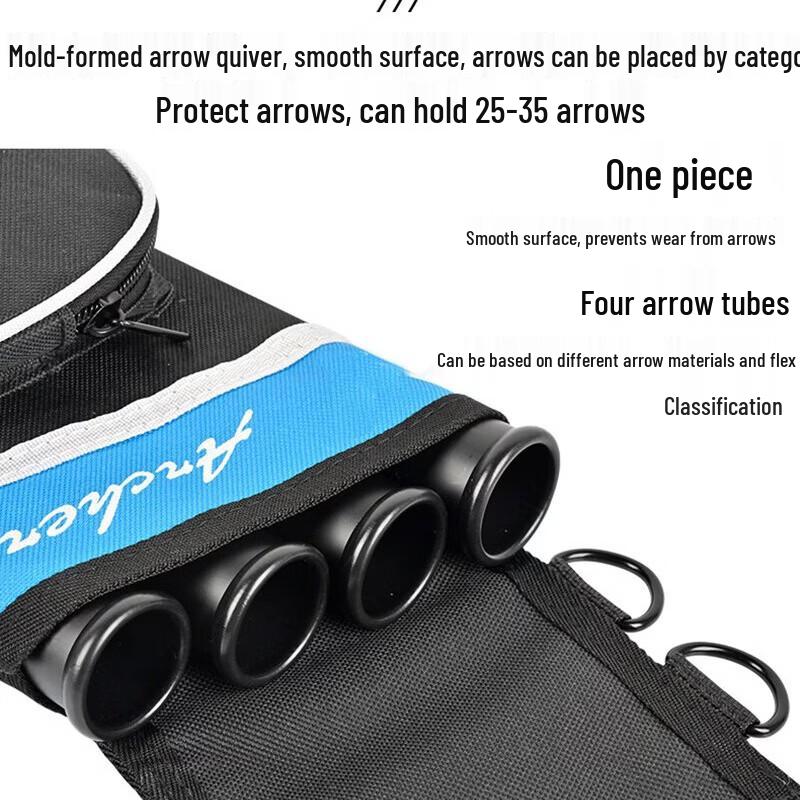 Adjustable Archery Quiver with Waist Belt