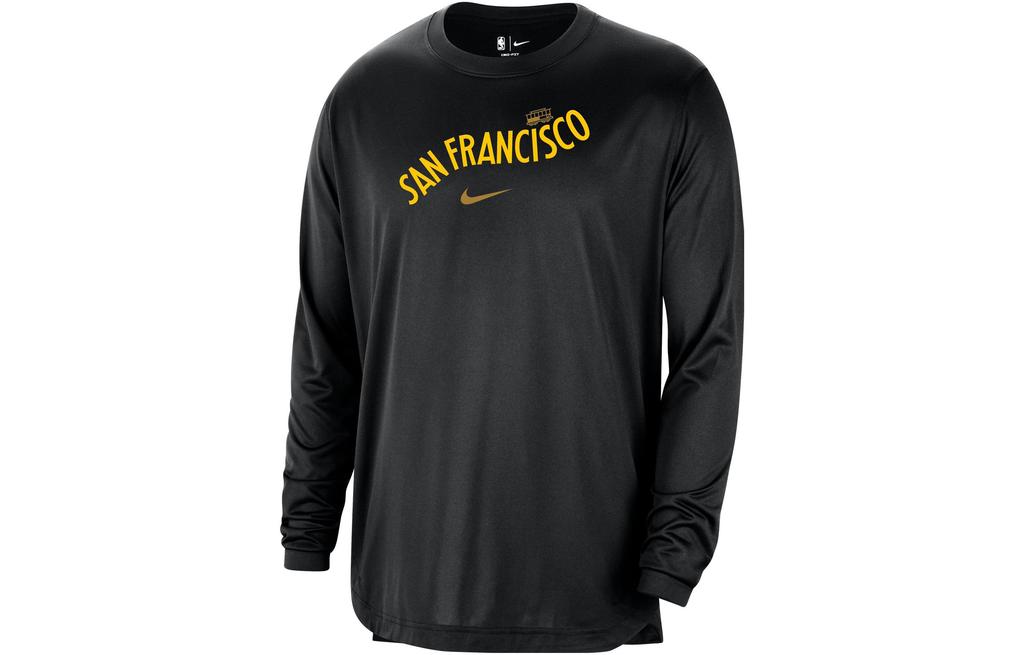 Nike T Shirts Men's Black Crew Neck Moderate Straight Fit FB3718-010