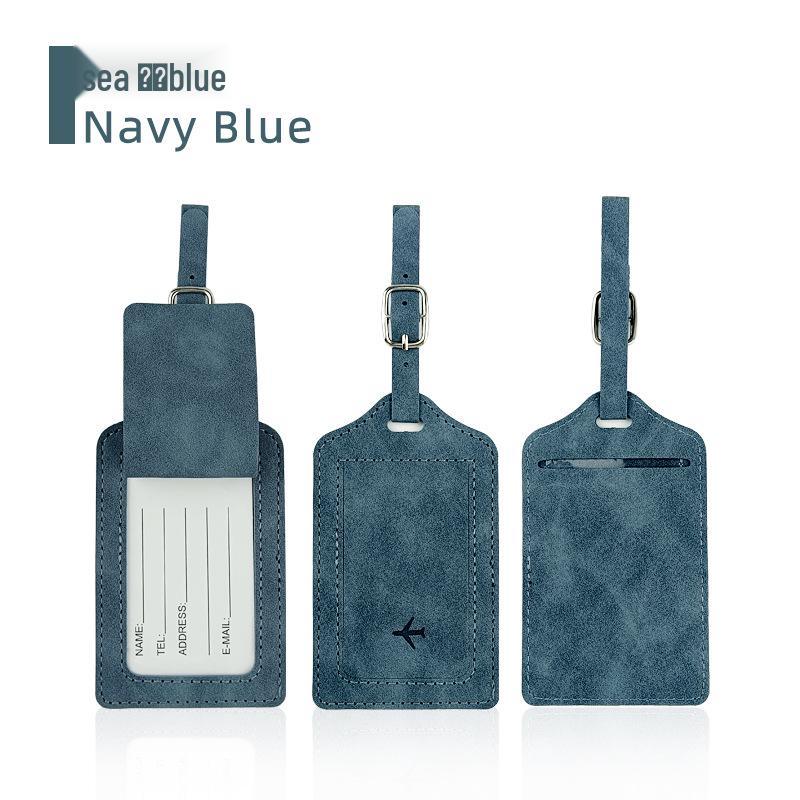 Набор: меняющий цвет держатель для паспорта из ПУ кожи и багажная бирка с RFID-защитой