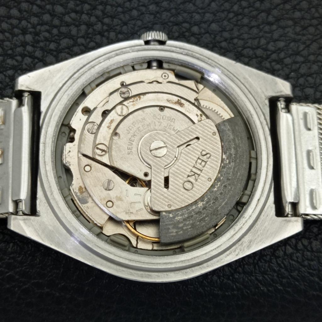 Seiko 5 АВТОМАТИЧЕСКИЕ ВИНТАЖНЫЕ 6309A ЯПОНИЯ МУЖСКИЕ ЧАСЫ С АРАБСКИМ ЧЕРНЫМ ЦИФЕРБЛАТОМ a702669-1 R209-a702669