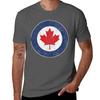 Rcaf Royal Canadian Air Force Roundel Maple Leaf Tshirt Casual Fashion Short Sleeve Cotton Tshirt
