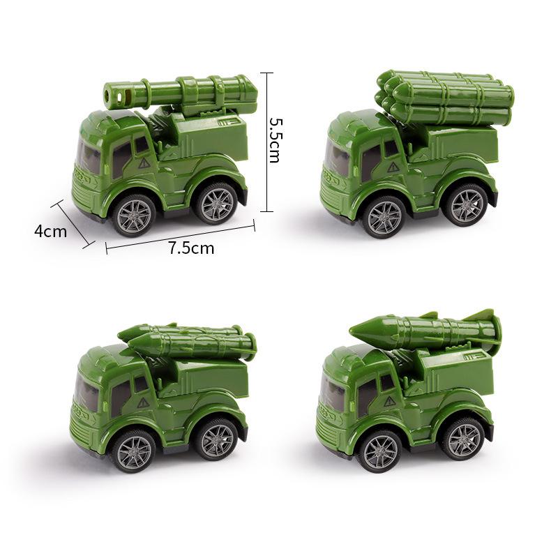 Mini Toys Pull-back Engineering/military/fire Engine vehicles/Sanitation Truck -16pcs