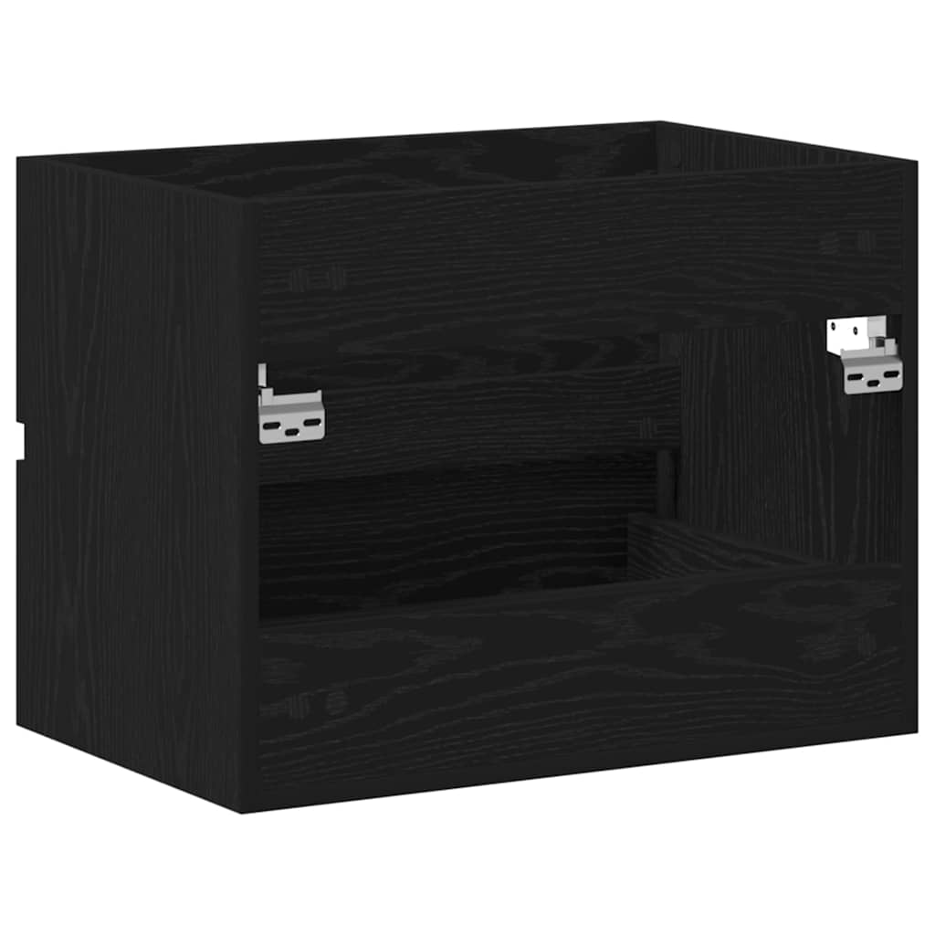 Sink Cabinet Black Oak 60 x 38.5 x 45 cm Particleboard