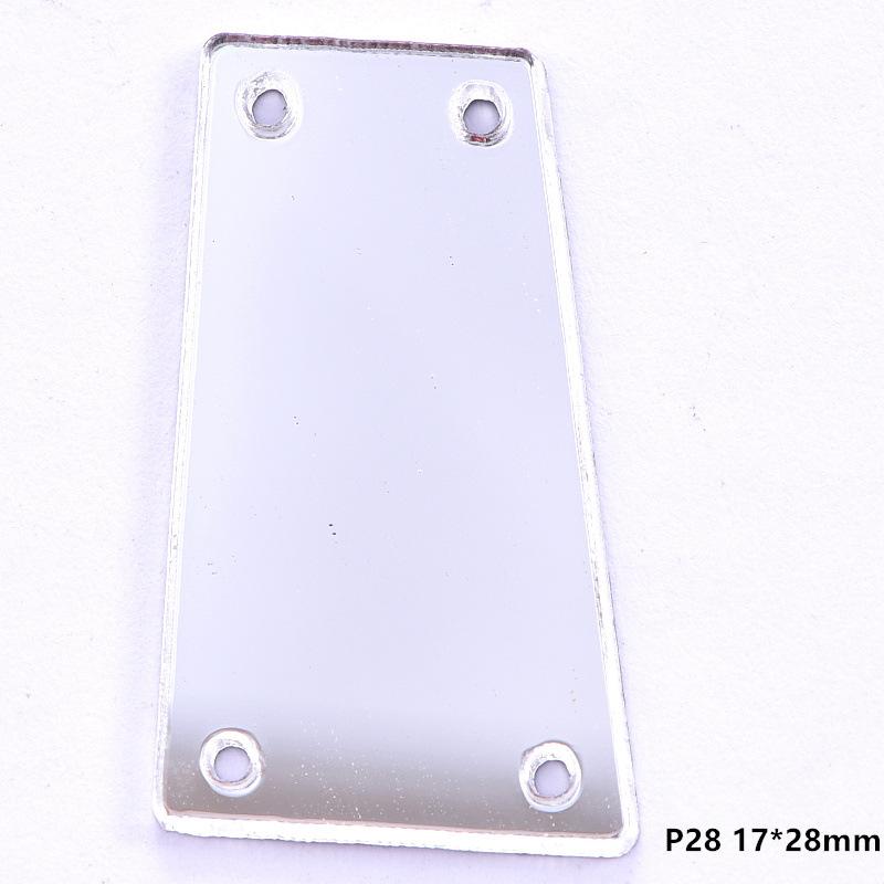 Акриловая ручная шовная дрель, зеркало специальной формы с плоским дном, сделай сам, украшение одежды, ювелирные изделия, зеркальные аксессуары, шовная дрель