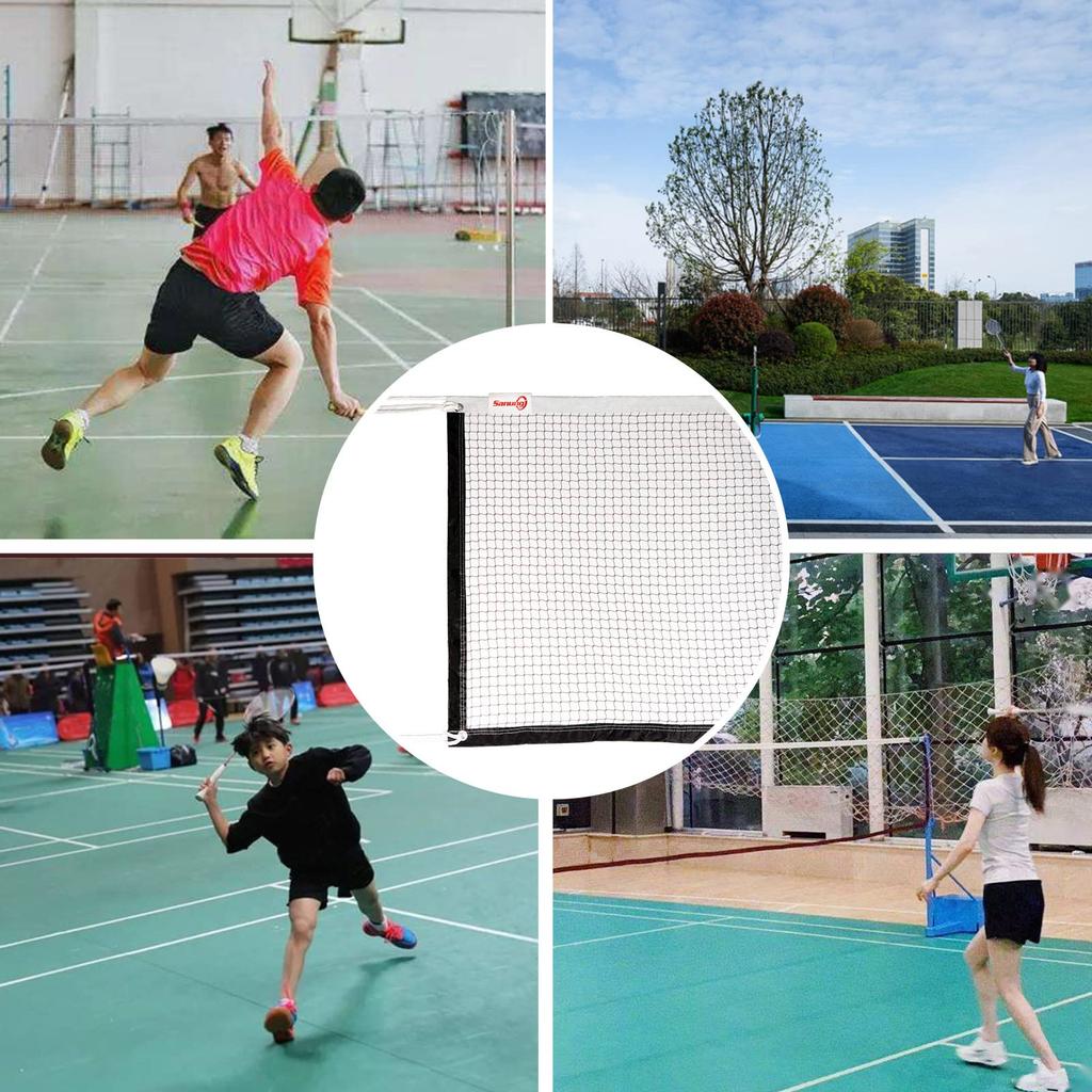 Sanung Portable Badminton International Standard Suitable for All and Players Net, Indoor/Outdoor, Size, Ages, Beginners, Professionals,